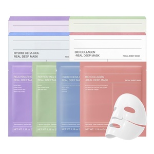 Mascarilla Facial Rejuvenecedora Coreana Biodancce con <span class=keywords><strong>Caviar</strong></span> PDRN, Mascarilla <span class=keywords><strong>Real</strong></span> Deep con Algas Marinas, Mascarilla Calmante y Reafirmante para la Piel, 4 Unidades - Product Image 4