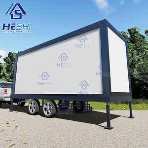 รถพ่วงตู้คอนเทนเนอร์สำเร็จรูปขนาดเล็กบ้านเคลื่อนที่แบบพกพา - Product Image 3