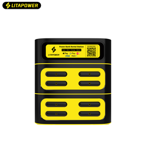 Bornes <span class=keywords><strong>de</strong></span> location <span class=keywords><strong>de</strong></span> batteries externes pour téléphones portables, empilables, 8 emplacements, <span class=keywords><strong>code</strong></span> QR, station <span class=keywords><strong>de</strong></span> <span class=keywords><strong>recharge</strong></span> rechargeable - Product Image 3