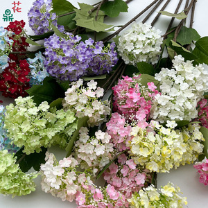 Flores Artificiales de Hortensia de Seda, Duraderas, Decoración Moderna para Bodas y Hogar - Product Image 2