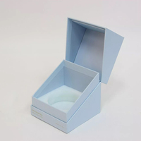 Caja de Regalo Plegable de Cartón Biodegradable y Ecológica con Logotipo en Papel Dorado, Embalaje de Alta Gama para Velas Aromáticas