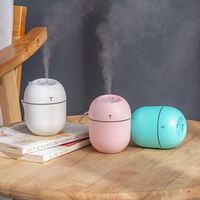Brumisateur à lumière chaude, humidificateur d'air à ultrasons pour table rendant l'air sec confortable humidificateur de voiture diffuseur humidificateur/