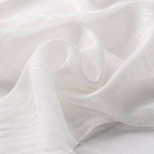 Tissu en mélange de soie et de rayonne, 20% soie, 80% viscose, 8mm, 140cm de largeur, léger, doux, fluide, en georgette de soie, pour foulard, hijab - Product Image 2