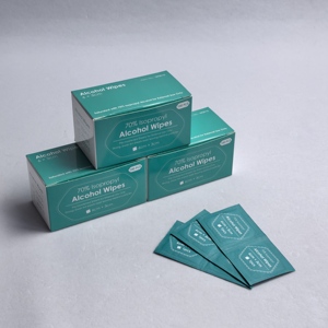ผ้าเช็ดทำความสะอาดแอลกอฮอล์แบบใช้ครั้งเดียว บรรจุภัณฑ์แยกชิ้น มาตรฐานความปลอดภัย ปราศจากขุย ขนาด 3*6 ซม. สำหรับเช็ดเล็บ - Product Image 2
