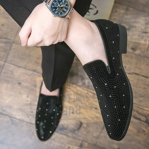 Zapatos de Vestir con Estampado de Serpiente, de Alta Calidad, Cuero Genuino, Estilo Británico, Zapatos Oxford Formales de Negocios para Hombre, Sin Cordones, con Punta, Suela Suave - Product Image 4
