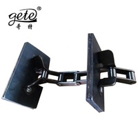 Chaîne à rouleaux en caoutchouc allié pour levage de céréales, pas standard de 41,4 mm, largeur de 20 mm, résistance à la traction de 47 kN, rouleau de 5 mm