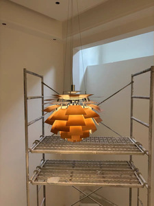 Lampada a Sospensione Moderna in Metallo a Forma di Carciofo, Illuminazione Decorativa per Showroom e Soggiorno - Product Image 6