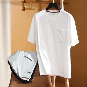 T-shirts graphiques personnalisés P6606 en gros, 100% coton, t-shirt blanc à col rond, surdimensionné, streetwear pour hommes, taille plus - Product Image 1