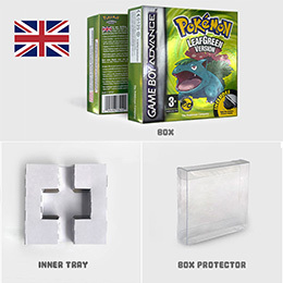 USA FRA EUR NOE ESP ITA IC SAVE CART Leaf Green Fire Red Ruby Emerald SAPPHIRE box pour Gba - Product Image 3