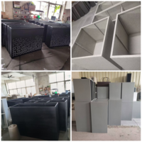 Kotak Penanam dari Paduan Aluminium Putih Tahan Benturan dan Tekanan untuk Penggunaan Penanaman Bunga di Rumah, Taman, dan Teras.
