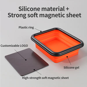 Nueva Caja de Almacenamiento Plegable de Silicona Rectangular, Duradera y de Gran Capacidad, para Herramientas, Alicates y Otros Artículos - Product Image 6