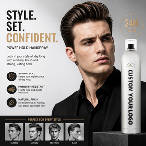Laque pour cheveux à tenue ultra forte, protection de la couleur, soin du cuir chevelu, anti-humidité, brillance élégante, protection contre les frisottis, laques pour cheveux professionnelles - Product Image 3