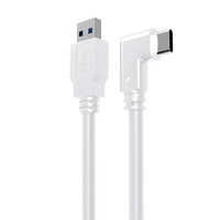Laudtec kabel tautan untuk Meta Quest 3s ocular Quest 3 Quest 2/Pro, kabel Data kecepatan tinggi USB 3.0, kabel pengisi daya USB C untuk Headset VR