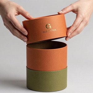 Eco Friendly Custom Paper Tube Packaging Recyclable Cardboard Cylinder <b>Box</b> for Cosmetics Gifts and Candles - Product Image 5