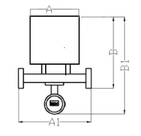 Medidor de flujo masivo Coriolis de betún diésel Medidor de flujo compacto integrado de masa