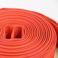 Tuyau d'incendie SLfire recouvert de rouge, 10 bars, 2 pouces, 30 m, doublure en PVC pour la protection incendie
