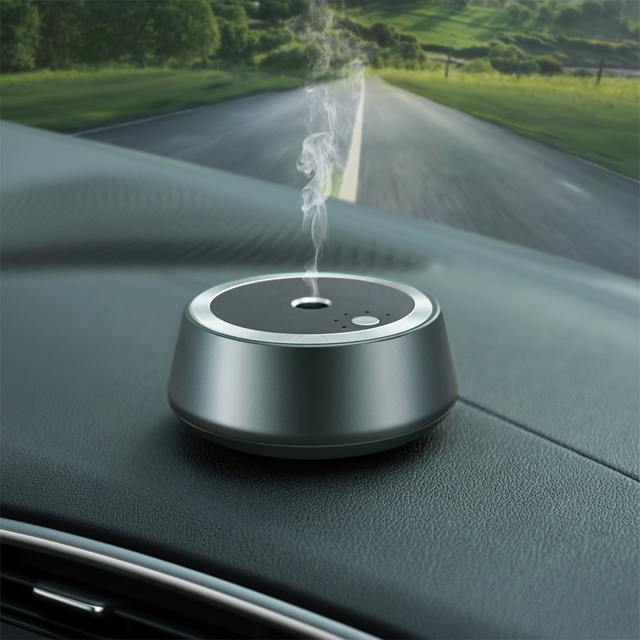 Factory Wholesale Waterless Smart Vehicle Smell Fragrance Diffuser Automatic Start-stop Car Scent Aroma Diffuser