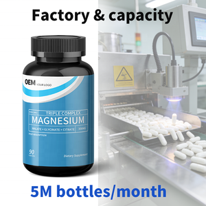 Capsules de complexe de magnésium, fournisseur OEM en gros, fabricant, approvisionnement stable à long terme pour les marcheurs internationaux - Product Image 4