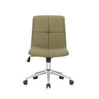 Chaise de bureau confortable et pivotante en PU sans bras HOGAN