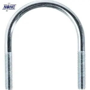 Nbhc019bo PDM mạ kẽm thép carbon vuông U bu lông lớp 8.8 U hình bu lông và đai ốc