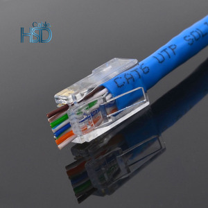 Wholesale Waterproof UTP 8p8c Cat5e Cat6 Cat7 Cat8 Plug <strong>RJ45</strong> Pass Through <strong>Connector</strong> - Product Image 4