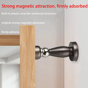 Quincaillerie silencieuse moderne en acier inoxydable pour porte à charnière trois-en-un parent-enfant, sans rainures requises, pour porte en bois - Product Image 4