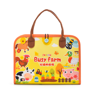 Papan Aktivitas Sensorik Edukatif untuk Anak, Latihan Motorik Halus, Terapi ADHD & Autisme, Bahan Felt, Grosir & Custom - Product Image 6