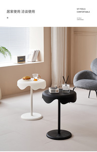 Популярный в интернете прочный современный журнальный столик с металлическим каркасом и пластиковой столешницей, мебель для гостиной, маленький передвижной чайный столик, прикроватный столик - Product Image 5