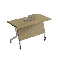 Bureau d'ordinateur pliable en bois moderne Mekia - Design convertible écologique pour bureau et chambre - Garantie de 5 ans