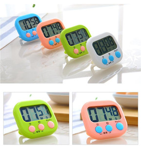 Từ LCD kỹ thuật số nhà bếp đếm ngược hẹn giờ đồng hồ bấm giờ với đứng nấu ăn thực tế nướng thể thao đồng hồ báo thức Công cụ nhắc nhở - Product Image 6