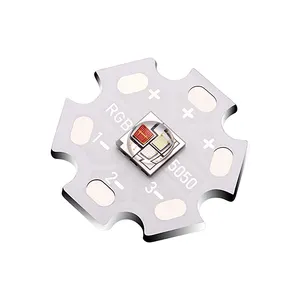 LED 3W Star Platin LED, LED 3W Star Platin LED رقاقة أحمر أخضر وأزرق Modulo LED SMD PCB عالية الطاقة LED 9W 5050 RGB LED 5050 حزمة RGB