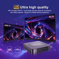 XS97 K3 Quad Core Android TV Box Allwinner H313 ARM Cortex-A35 2.4G 5G WiFi de Doble Banda 4K Android 10 OS con Enchufe para Reino Unido/UE/EE. UU.