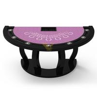 YH 86inch Gute Qualität Poker Tisch Professional Custom Blackjack Tisch Casino Spieltisch mit Cup holder zum Verkauf