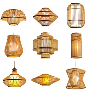 Lámparas de Techo Estilo Chino, Faroles Tejidos, Arte para Sala de Estar de Hotel, Lámparas Decorativas Estilo Japonés, R - Product Image 1