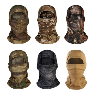 Sottocasco da Moto Traspirante ad Asciugatura Rapida con 1 Foro, Maschera in Rete Mimetica, Cappello Balaclava - Product Image 3