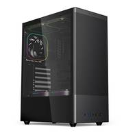SOEYi All Mesh ATX Chassis Ultra Cooling Gaming Case U-Shaped Magnetic Cable Management Space Saving Design Computer PC Case