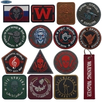 Badge brodé personnalisé en gros avec logo, support de badge allemand de la Seconde Guerre mondiale pour uniforme tactique, chapeau, sac à dos ou décoration de chasse