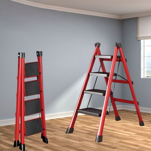 Nhà Máy Trực Tiếp Đa Chức Năng Thủy Lực Khẩn Cấp Bán Hai Bước Gấp Bước Thang Multifold Ngắn Cầu Thang Thang Cho Bán - Product Image 2