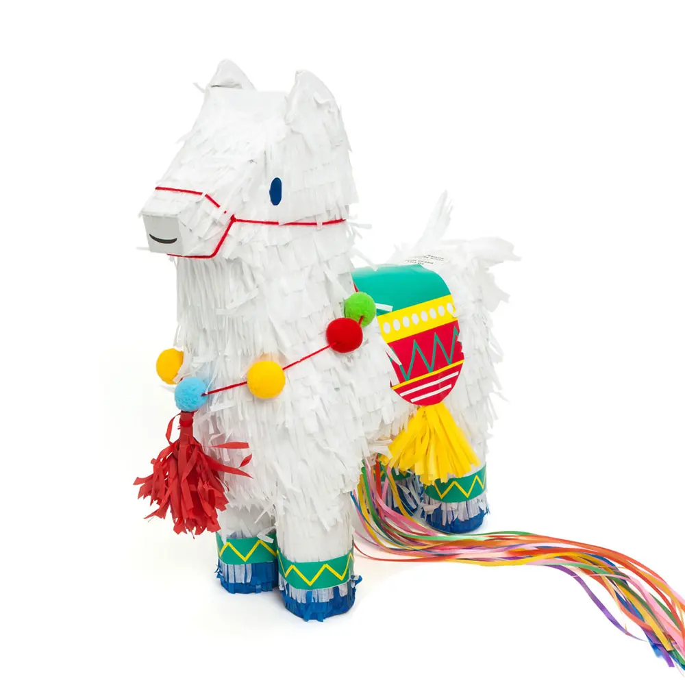 Piñata colorida para fiesta de cumpleaños, Donkey