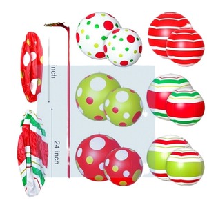 Bola Inflable Gigante de PVC Navideña de 40 cm, Decoración para Jardín Exterior, Adorno Colgante para Césped Navideño - Product Image 5