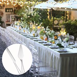 Creative Hollowed Out Handle Stainless Steel <b>Cake</b> Knife and Spatula with Gift <b>Box</b> for <b>Wedding</b> Restaurant Birthday Party - Product Image 4