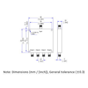 Xinqy XQY-PS4-2/8-ss 4 chiều 7/8 RF Combiner 2000-8000MHz-Nữ 50 ohm Power Splitter/Combiner từ Quảng Đông - Product Image 5