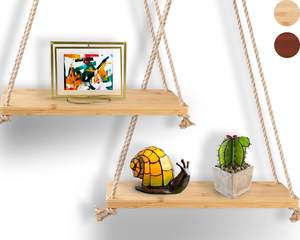 Bianco rustico uno strato di <span class=keywords><strong>legno</strong></span> corda appesa a parete scaffali pianta galleggiante <span class=keywords><strong>in</strong></span> <span class=keywords><strong>legno</strong></span> massiccio per la decorazione della casa - Product Image 6