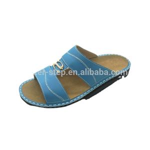 รองเท้าแตะสำหรับผู้ป่วยเบาหวานเท้าแบนสีน้ำเงินในโรงงานรองเท้าเจียงเหมิน - Product Image 3