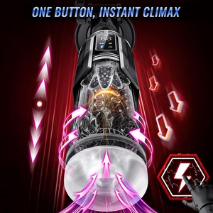 Juguetes sexuales impermeables con sincronización IA, 7 modos de succión y 7 modos de empuje giratorios y de lamido, productos sensuales para el baño con base de succión - Product Image 4