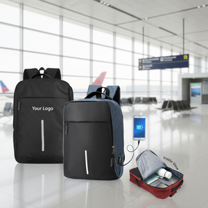 Travel <b>Laptop</b> <b>Backpack</b> with USB Charging Port Waterproof Office College Business <b>Backpack</b> <b>for</b> Men and <b>Women</b> - Product Image 2