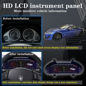 จอแสดงผลดิจิตอล LCD สำหรับมาเซราติ GT ปี 2007 2008 2009 2010 2011-2018 แผงหน้าปัดเรือนไมล์แบบ Virtual Cockpit พร้อมจอคริสตัล - Product Image 2