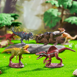 ミニチュアリアルな恐竜フィギュアおもちゃミニプラスチック恐竜動物フィギュア装飾品イースターエッグ誕生日工芸品用 - Product Image 6