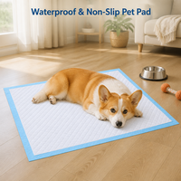 Tapis absorbants pour animaux de compagnie de haute qualité, super absorbants, anti-fuites, jetables, pour chat et chien