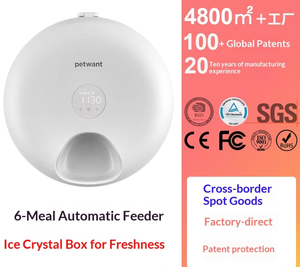 Comedero Inteligente para Gatos con Caja de Hielo Refrigerada, Dispensador de Comida Húmeda Refrigerada para Preservar la Frescura, Ideal para Hogares con Múltiples Gatos - Product Image 1